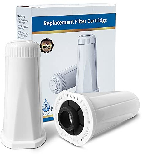 Fitwish Lot de 2 cartouches de filtre à eau pour Machine à café pour Breville Claro Swiss Sage pour Oracle Touch SES BES/990/980/878/880 Numéro de pièce # SES BES008WHT0NUC1
