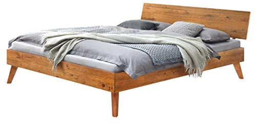 Hasena Trento Bett Ancona 20 Wildeiche massiv 160x200
