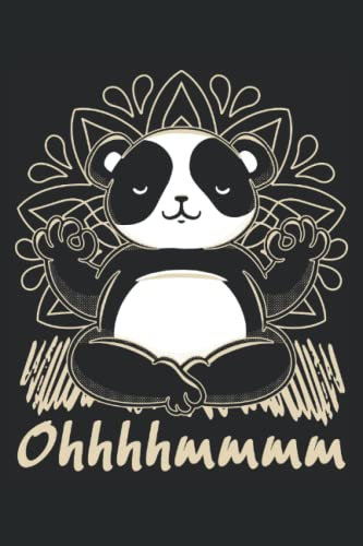 Yoga Panda Meditation Tai Chi Qigong Gymnastik: Panabären Tagebuch 120 Seiten liniertes Papier Handliches Format (15,24 × 22,86 cm entspricht ungefähr DIN A5)