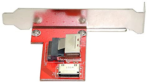 NFHK PCI-Express 4.0 Mini SAS SFF-8087 a Oculink SFF-8611 SFF-8612 PCBA Adattatore femmina con staffa