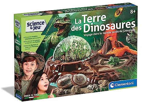Clementoni - Il Mondo dei Dinosauri - Gioco di scoperta - Figure - per bambini da 8 anni