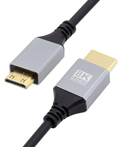 chenyang Cable HDMI 2.1 HDMI a Mini HDMI 8K 4K Hyper Super Flexible Slim HDTV Cable 2.0M