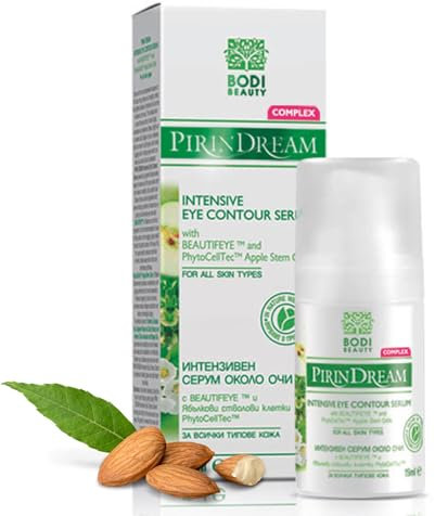BODI BEAUTY Pirin Dream Complex - Crema per gli occhi contro rughe, occhiaie, borse sotto gli occhi e gonfiore, siero viso e siero per gli occhi, siero per la cura degli occhi e la cura del viso, 15