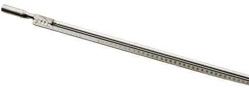 Guyker Halsstab, Titanlegierung, E-Gitarre, 2-Gang-Einstellung, Trussrod Head Luthier Werkzeug, Länge 420 mm