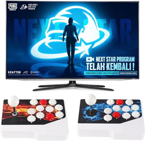 Consola de Juegos Arcade, 29000 Juegos en 1, Juego Retro, 2-4 Jugadores, Compatible con Juego 3D para PC, proyector y TV 1280x720P. cm de Longitud en Total (xj)