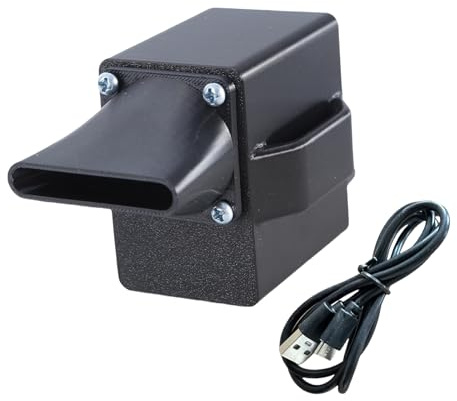 HINAYOSAN Souffleur d'air pour barbecue USB C 5 V - Portable - Vitesse réglable - Ventilateur de barbecue électrique - Pour cuisine, camping, randonnée, pique-nique - Accessoires