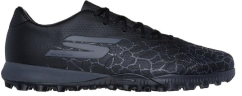 Skechers Mens SKX 1 Gold Astro Turf Football Boots Black/Silver 10.5 UK
