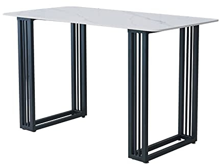 Set di 2 gambe da scrivania in metallo resistente, stile rustico, industriale, quadrato, per tavoli da pranzo, tavolini, scrivanie, banchi da lavoro, supporto resistente