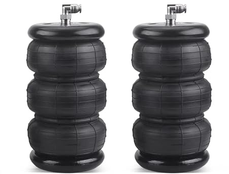 Suspensión Neumática Amortiguador Suspensión Neumática 2 Piezas Para Camión Fuelle Resorte Neumático Goma Suspensión Neumática Con Entrada Aire 90° Amortiguadores