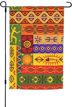 Drapeaux de pavillon à motifs nationaux africains avec motifs, adaptés pour la décoration de jardin, de balcon et de terrasse.
