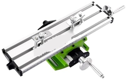Drehmaschine, Drehmaschine, Mini-Multifunktions-Arbeitstisch, Tischbohrmaschine, Schraubstock, Frästisch, X- Und Y-Einstellkoordinate, für die DIY-CNC-Bearbeitung von Holzstein