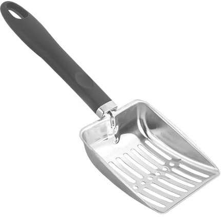 Tamis à cendres – Pelle à charbon résistant à la chaleur de 32,5 cm | Pelle en acier inoxydable perforée cendres | pour le nettoyage, le poêle à bois, le barbecue au charbon et le camping