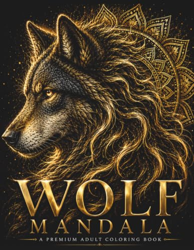 Wolf Mandala Coloring Book for Adults: Bold Wolf Mandalas for Calm, Creativity & Focus (StillHaven Animal Mandalas Collection, Band 20)