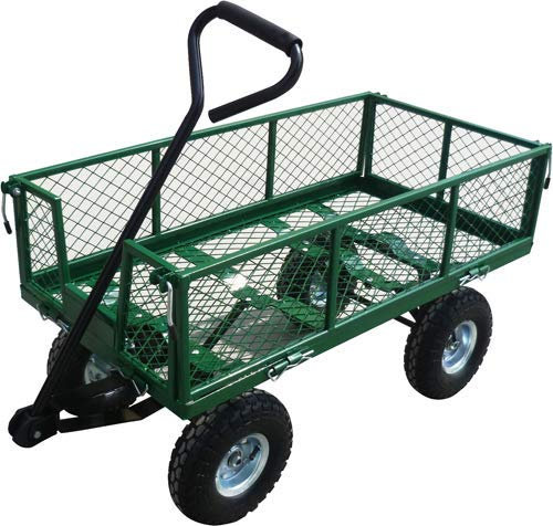 Chariot de jardin L. 96 x P. 52 x H. 57 cm.