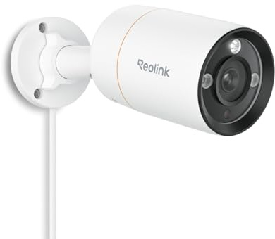 REOLINK 12MP PoE IP Camera Outdoor, Bullet Surveillance Cameras for Home Security, Smart Human/Vehicle/Pet Detection, 700lm Color Night Vision, Two Way Talk, Up to 512GB microSD Card, RLC-1212A