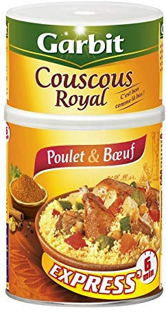 GARBIT - Couscous Royal Poulet Et Boeuf 980G - Lot De 2 - meilleure offre