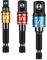 BDHI 3pcs Socket hex Shank Adapter 1/4 3/8 and 1/2 Extended Impact Electric Drill bit Tool(Y68-3)