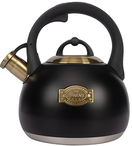 Tea Kettle for Stovetop, Food Grade Stainless Steel Water Kettle, Tea Pot for Home & Kitchen, 3.1 Quart