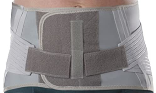 Orione Safte Corsetto Lombare steccato tessuto elastico GRIGIO Size XL