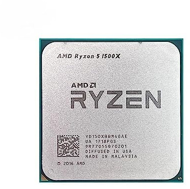 LANCHY Processeur AMD Ryzen 5 1500X utilisé processeur de Bureau 4 cœurs 8 Fils 3,5 GHz 16M 65W Socket AM4
