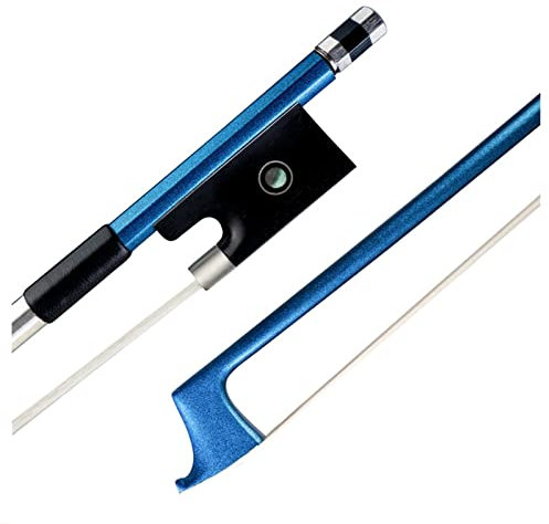 Geigenbogen 4/4 Größe Fiddle Bogen Carbon Faser Geige Bogen Kohlefaser Stab Silber Draht Wicklung Studenten Bogen