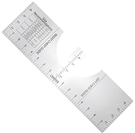 SHINEOFI 2stücke Shirt Ausrichtungslineal Transparentes T-shirt Guide Ruler Für Präzises Design Nähzubehör Für Einfache Zentrierung Und Gestaltung