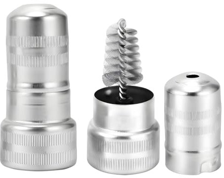 Mandark 2 spazzole per la pulizia dei terminali della batteria dell'auto, strumento per la pulizia della batteria del veicolo in metallo, strumento per la pulizia della batteria dell'auto, accessori