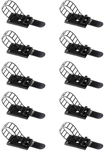 Lightstrip Holder for Philips Hue Play Gradient Light Strip or Any Lightstrip Less Than 17mm of Width, Self-Adhesive Mounting Clips, 10 PCS