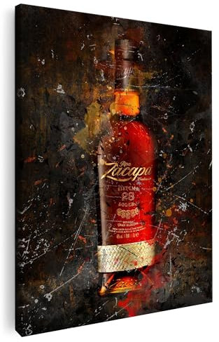 Artmazing | Rum Ölfarben Bild bunt | S-Art Bilder | Rum Ölfarben Bilder Modern | Coole Wandbilder Wohnzimmer | Wandbild Rum Ölfarben Deko XXL | Bild Leinwand XXL | Rum Ölfarben Bilder Wand