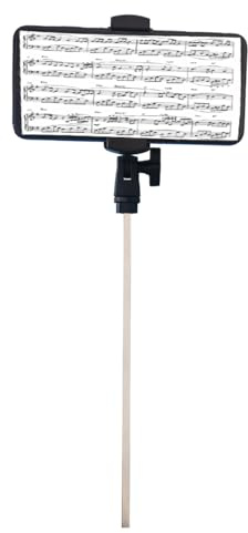 BEIIRLLA Sousaphone Lyre Marching Band Music Lyre for Sousaphone/tuba/Baritone/French Horn Lyre,Securely Mount Phone to Horn Easily Read Music from PDF,Take videos while playing Sheet Music Clip