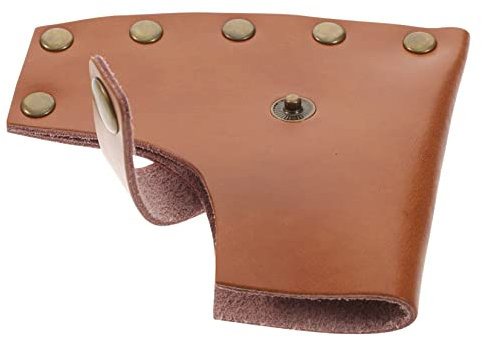 HOMOCONO Cover Protector Case for Outdoor Hiking Camping Fits Head Leather Material Safety Storage Cover for Head