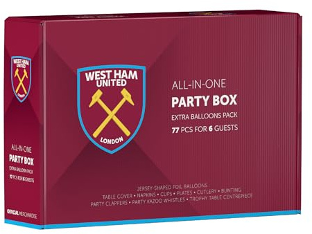 West Ham United FC ALL-IN-ONE Party Box/Toys