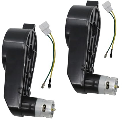 ANEELV Veicoli per bambini, motore di propulsione, cambio, motore 24 V, 40000 RPM, RS555 – Set di 2 motori di propulsione di ricambio per bambini, veicoli elettrici per bambini, auto per bambini