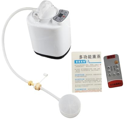 FytStycale Generador de Máquina para Sauna en Casa Vaporizador Eléctrico Olla de 2.6L Equipo de Baño Turco con Mando Y Temperatura Ajustable Adecuado para