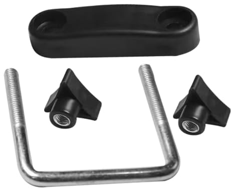 LIFKOME Morsetto per Supporto Bagagli Sul Tetto Auto 8cm, Bullone di Fissaggio Portapacchi Robusto e Resistente per Montaggio Sicuro e Stabile su Barre Portatutto, Accessorio per Gestione
