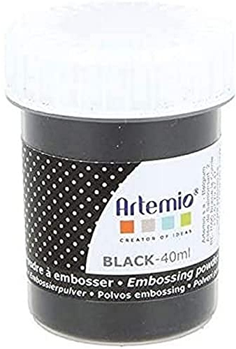Artemio Embossing Powder 40ml - Schwarz