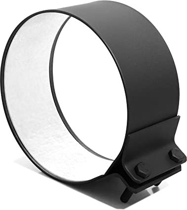 LANZZAS Collier de serrage pour tuyau de poêle - Diamètre : 160 mm - Couleur : gris fonte - Raccord pour tuyau de fumée