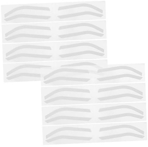 Ipetboom 24paires Templates Silicone Pour Mise Forme Sourcils Stencils Réutilisables Ajustables Pour Design Sourcils Femmes
