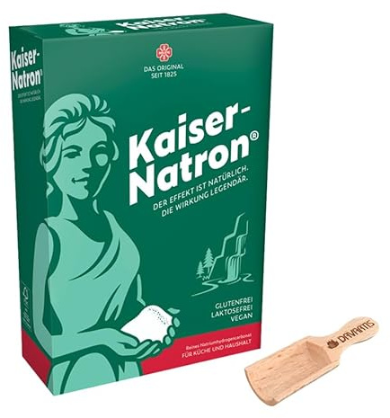 Kaiser Natron Pulver 250g (5x 50g) mit Schaufel aus Buchenholz