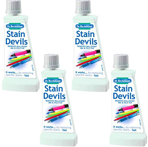 Dr Beckmann Stain Devils Ballpoint Ink & Felt Tip Remover (4 x 50ml)