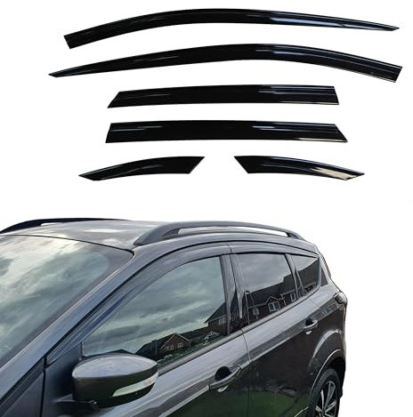AUTO CLOVER Wind Deflectors Set for Ford Kuga 2012-2019 (6 pieces)