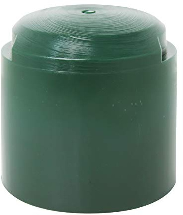 Alberts 211219 Outil de frappe pour ancre à enfoncer | pour poteau en bois ronds | plastique, en vert | Ø intérieur 95 mm | hauteur totale 90 mm