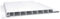 Gartenwelt Riegelsberger Panneaux de revêtement modernes, en plastique, blanc, 9 x 110 mm, longueur : 150 cm, panneaux de façade, panneaux de plafond, revêtement mural