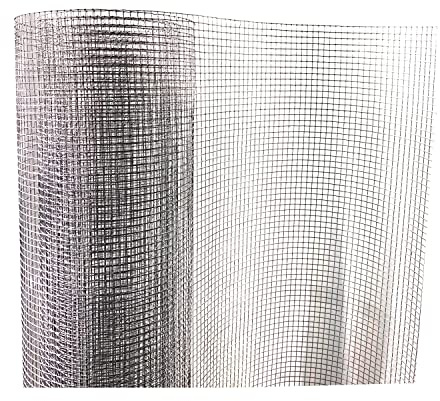 Noor Wühlmaussperre 220 x 110 cm – Drahtgitter verzinkt | 6,3 mm Maschenweite, 0,55 mm Drahtstärke – Schutz für Pflanzenwurzeln vor Wühlmausschäden