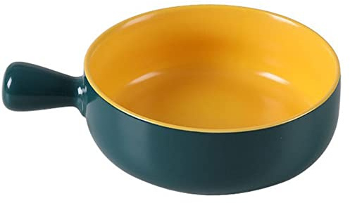 Konsilsa French Onion Soup Bowls With Handles, 21 Ounce for Soup chili Oven Safe Bowls for Chili Beef Stew Cereal Pot Pies, (Color : A)