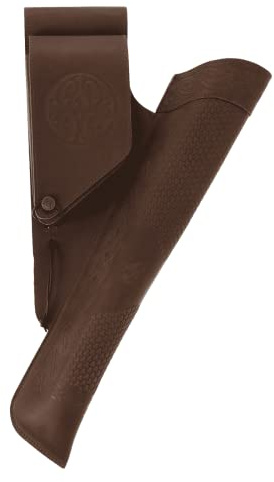 elToro Prime Crann - Seitenköcher aus hochwertigem Glattleder, Qualität zum Bogensport mit Pfeil und Bogen (Coffee)