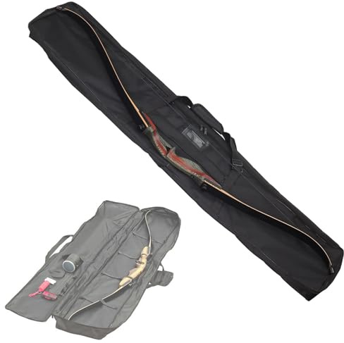 FENJANER Bogenschießen Bogenkoffer Recurve Bow Bag Traditionelle Longbow Bag Verlängerter Rucksack für Outdoor-Schießübungen
