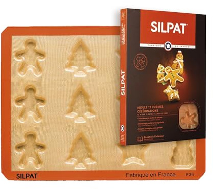 Silpat The Original Holiday Treats Backformen, 29 x 40 cm