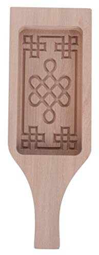 Alipis 1pc Wooden Cookie Mold for Milk Curd Baking Utensil for Desserts Smooth Surface Easy to Clean for Home Use Dessert Shops