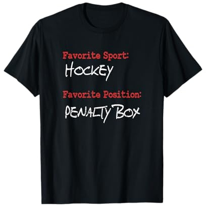 Funny Hockey - Penalty Box - Hockey Player T-Shirt
